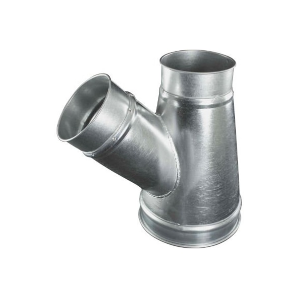 Us Duct US Duct Clamp Together Standard Branch, 30 Degree 8-8-8, 8" Diameter, Galvanized, 18 Gauge RBL08R08R08R30.G18 - main